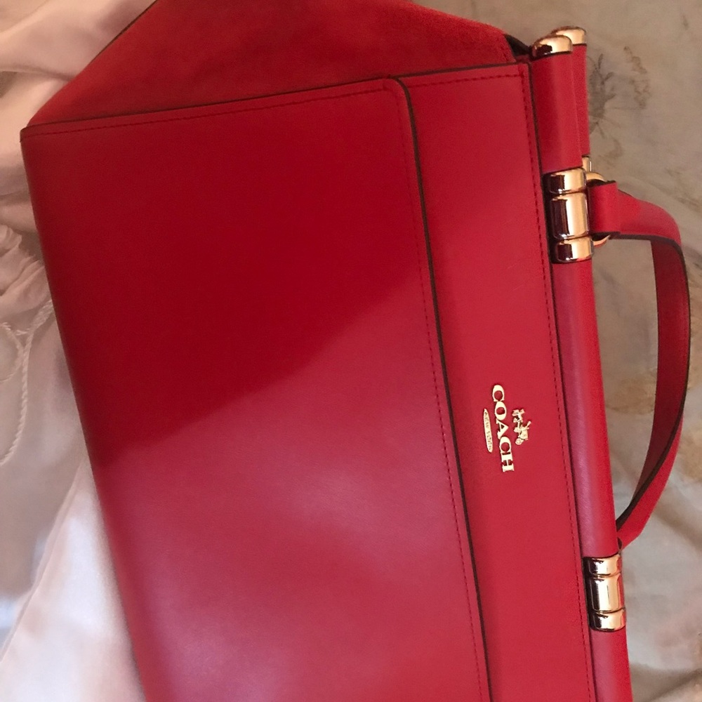 Coach Bag red Selena Gomez